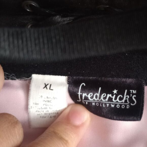 Y2K Pink Black Lace Coquette Grunge Corset - Picture 4 of 4